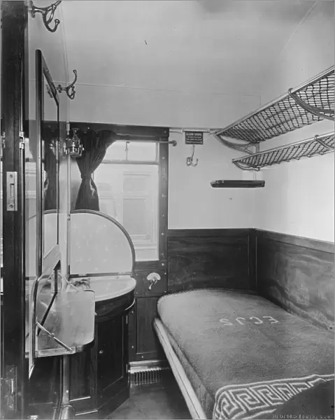 Innovations on Great Northern Railway Interior of new sleeping car 11 April 1922