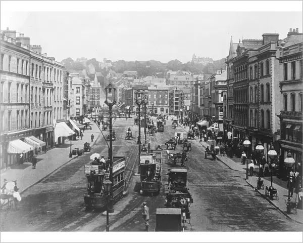 The burned city of Cork. Patrick Street, Cork. 14 December 1920