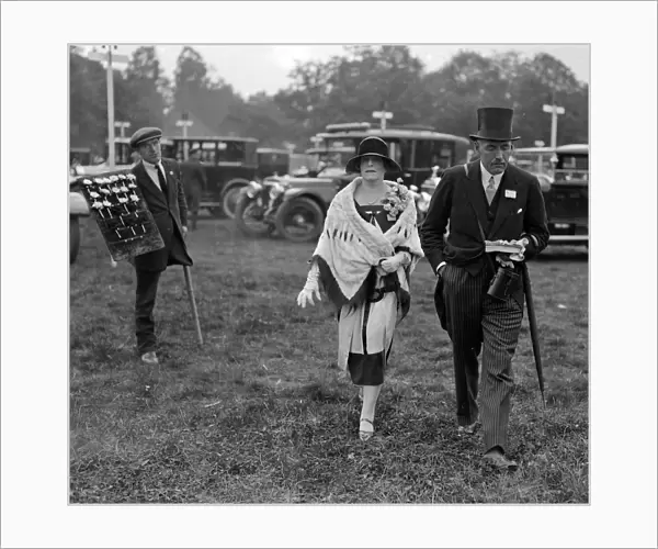 At the Royal Ascot race meeting - Colonel and Mrs Mayhew. 1926