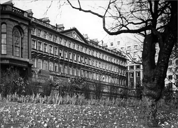 The Adelphi Terrace, seen from the embankment, London
