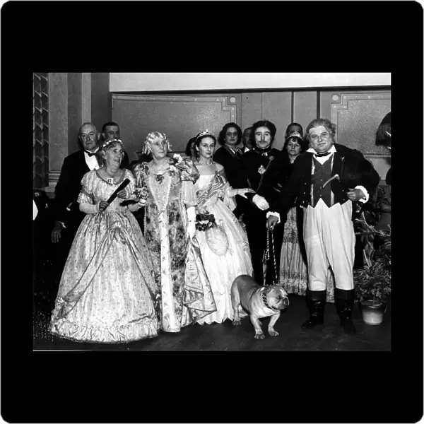 Early Victorian Ball Fancy Dress Party 1938 - Dartford Kent