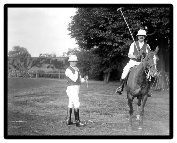 Royal Polo. Admiral Beatty at Hurlingham. 14 July 1920