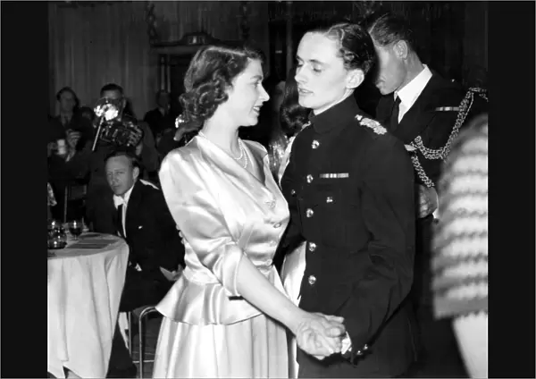 Princess Elizabeth made her first public appearance at a charity ball when she was