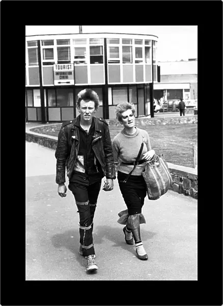 National Characters Punks in Margate - 1979