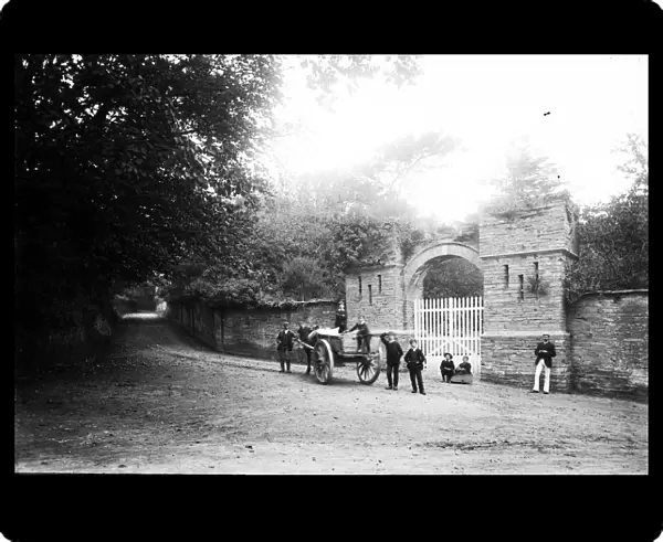 Prideaux Place gatehouse, Padstow, Cornwall. Early 1900s