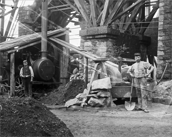 Replacing Brunels Carvedras Viaduct, Truro, Cornwall. Around 1890s