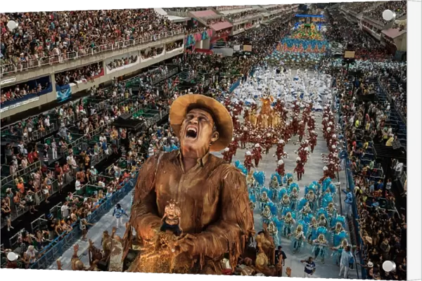 Brazil-Carnival-Rio-Champion Parade-Portela