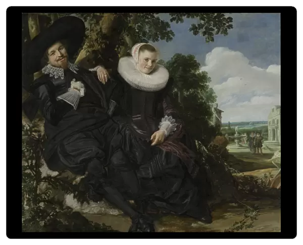 Portrait of a Couple, Probably Isaac Abrahamsz Massa and Beatrix van der Laen, c