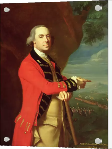 Portrait of General Thomas Gage, c. 1768 (oil on canvas mounted on masonite)