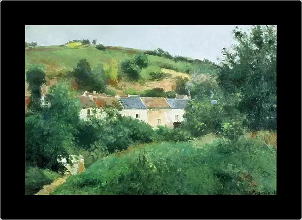 The Path in the Village, 1875 (oil on canvas)