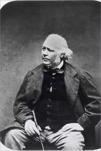 Honore Daumier (1808-79) c. 1864 (b  /  w photo)