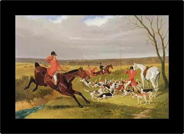 The Suffolk Hunt - The Death (oil on canvas)