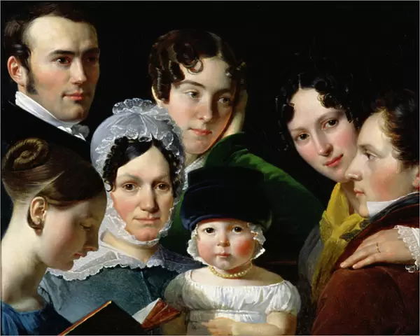 The Dubufe Family in 1820 (oil on canvas)