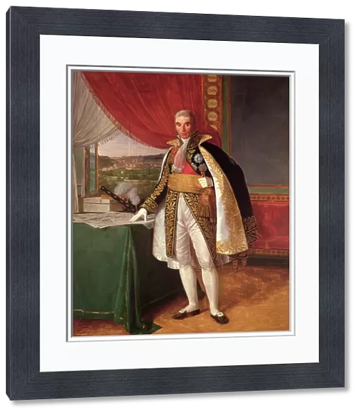 Marshal Andre Massena (1758-1817) Duke of Rivoli, 1814 (oil on canvas)