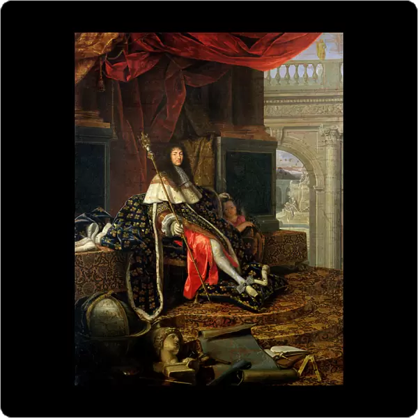 Portrait of Louis XIV (1638-1715) 1668 (oil on canvas)