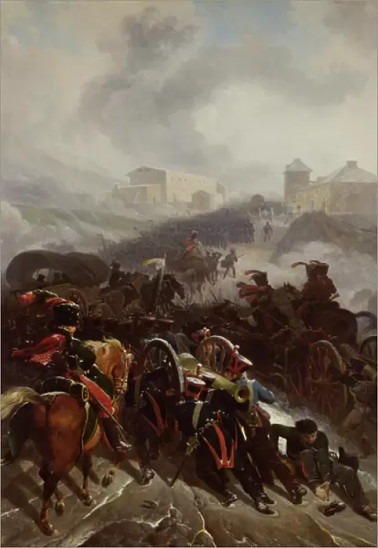 The French Army Crossing the Sierra de Guadarrama, Spain, December 1808, 1812 (oil