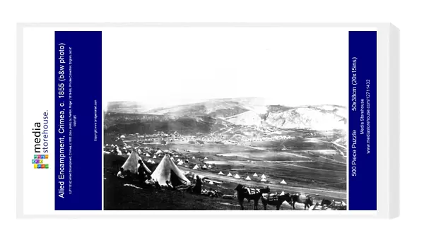 Allied Encampment, Crimea, c. 1855 (b&w photo)