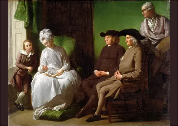 The Artists Family (oil on canvas)