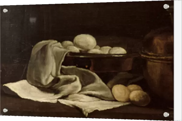 Still Life with Brie, 1863 (oil on canvas)