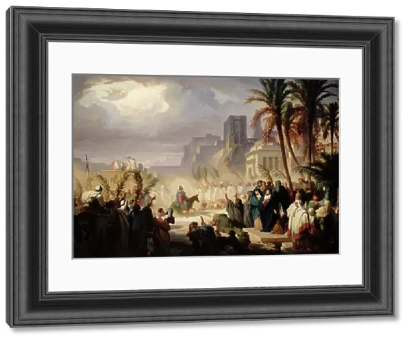 The Entry of Christ into Jerusalem (oil on canvas)