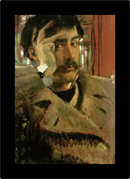 Self portrait, c. 1865 (panel)