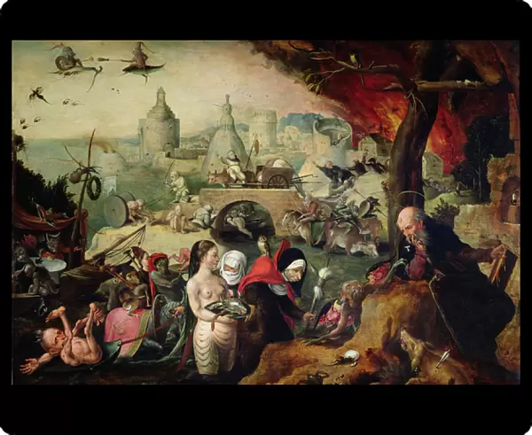 The Temptation of St. Anthony, 1547 (oil on panel)