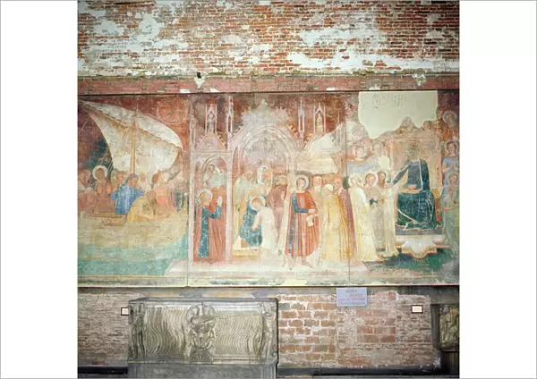St Ranieri in the Holy Land, mid 14th century (fresco)