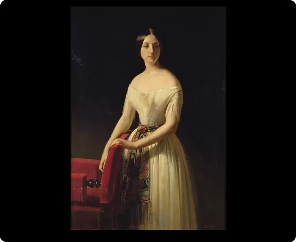Eugenie Saint-Amand, 1841 (oil on canvas)