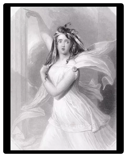 Cassandra, Daughter of Priam, c. 1845 (engraving)