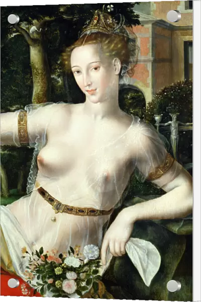 Detail of Flora, 1559 (oil on panel) (see also 149205)