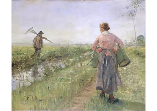 In the Morning, 1889 (oil on canvas)
