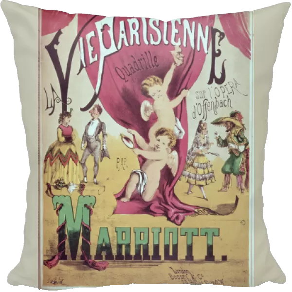 Cover of the score sheet for La Vie Parisienne Quadrille by Charles Marriott