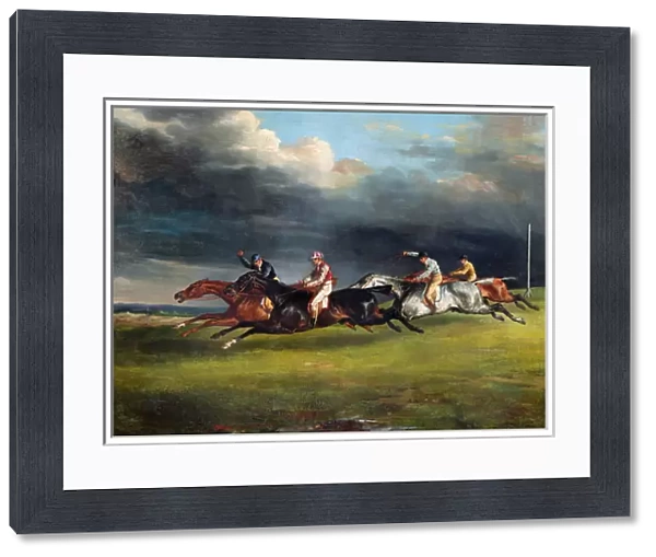 The Epsom Derby, 1821 (oil on canvas)