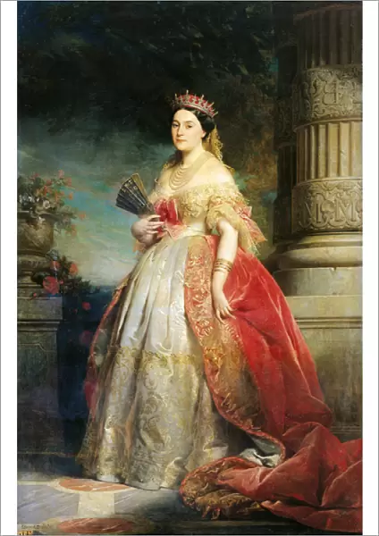 Mathilde Laetitia Wilhelmine Bonaparte (1820-1904) 1861 (oil on canvas)