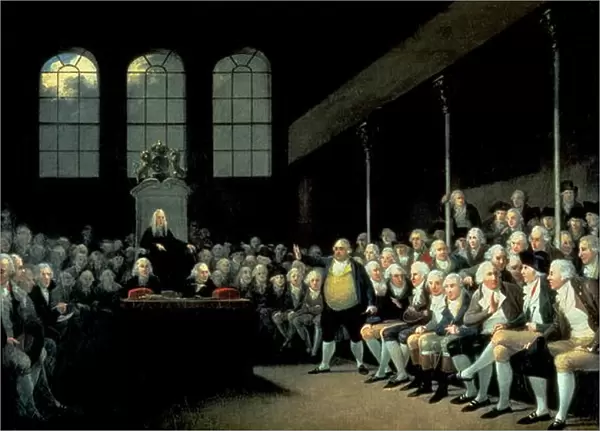 Charles James Fox (1749-1806) Addressing the House of Commons during the Pitt Ministry