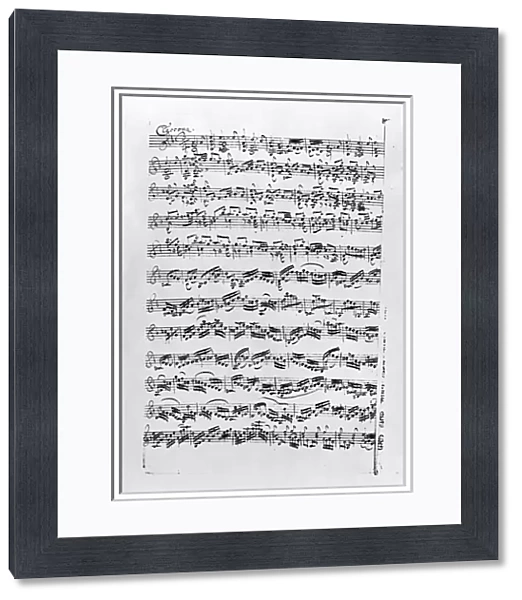 Copy of Partita in D Minor for Violin by Johann Sebastian Bach (1685-1750)