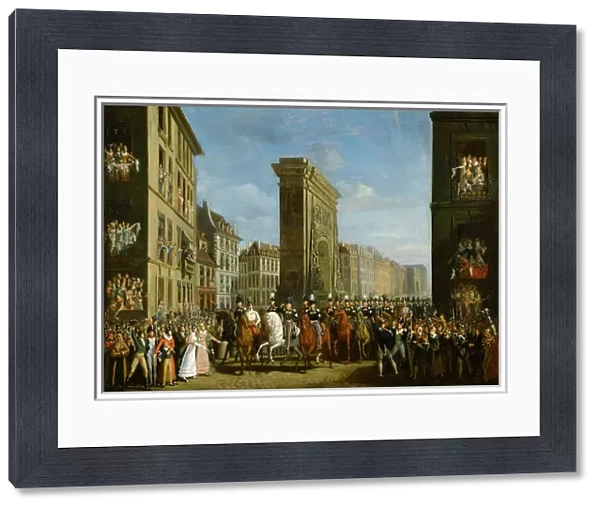 Passage of Allied Sovereigns in Front of the Porte Saint-Denis, 31st March 1814