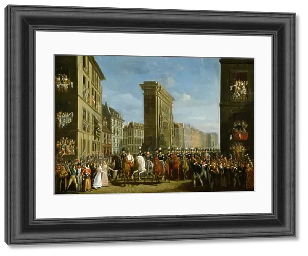 Passage of Allied Sovereigns in Front of the Porte Saint-Denis, 31st March 1814