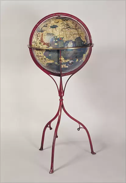 Terrestrial Globe, showing the Indian Ocean, made in Nuremberg, 1492 (see also 158163