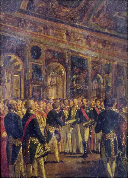 The Senate Presenting Louis Napoleon Bonaparte (1808-73) with the Result of the Plebiscite