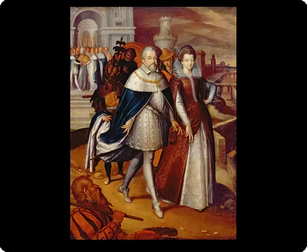 Portrait of Ferdinand I (1549-1609) Grand Duke of Tuscany, and his Niece Marie (1573-1642)