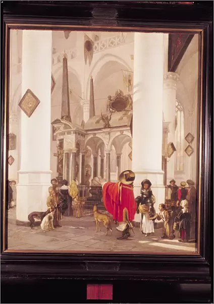 Interior of the Nieuwe Kerk, Delft, 1656 (oil on canvas)