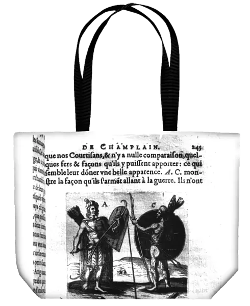 Iroquois of New France, from Voyages de sieur Champlain by Samuel de Champlain