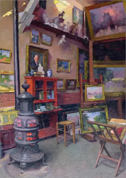 The Studio 50, rue Saint-Didier (oil on canvas)