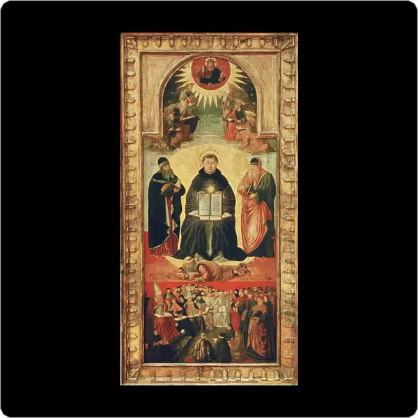 The Triumph of St. Thomas Aquinas (tempera on panel)