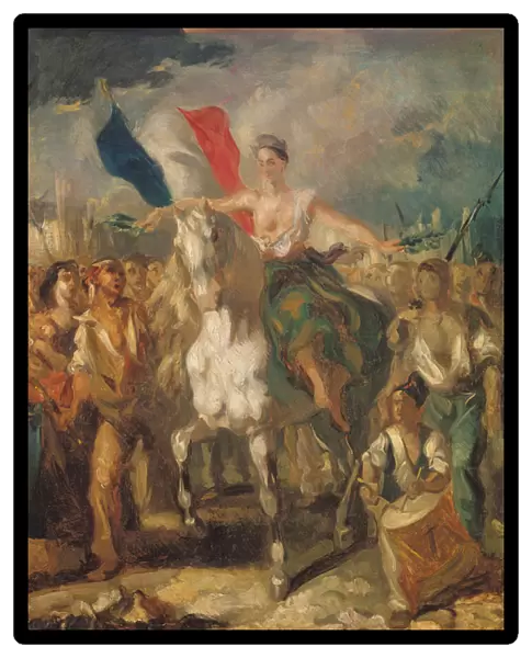 Study for Liberty, 1830 (oil on canvas)