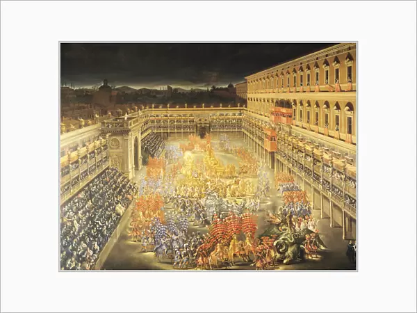 Festival in Honour of Queen Christina (1626-89) Of Sweden at the Palazzo Barberini