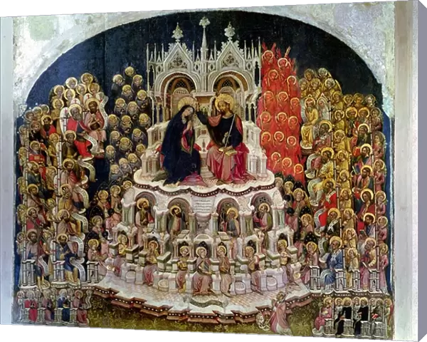 The Coronation of the Virgin in Paradise, 1438 (oil on panel)