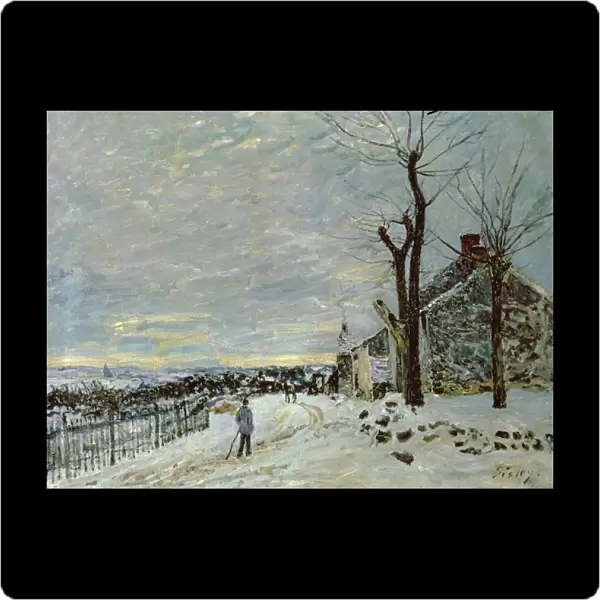 Snow at Veneux-Nadon, c. 1880 (oil on canvas)