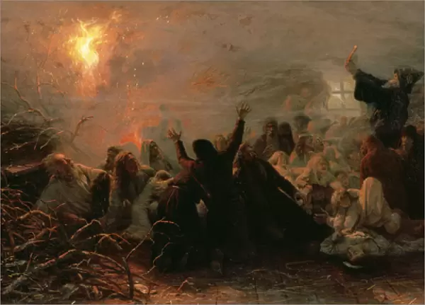 Self-Immolation, 1884 (oil on canvas)